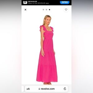 x REVOLVE Peaches Linen Dress in Hot Pink
SNDYS Size XS